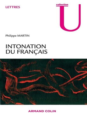 cover image of Intonation du français